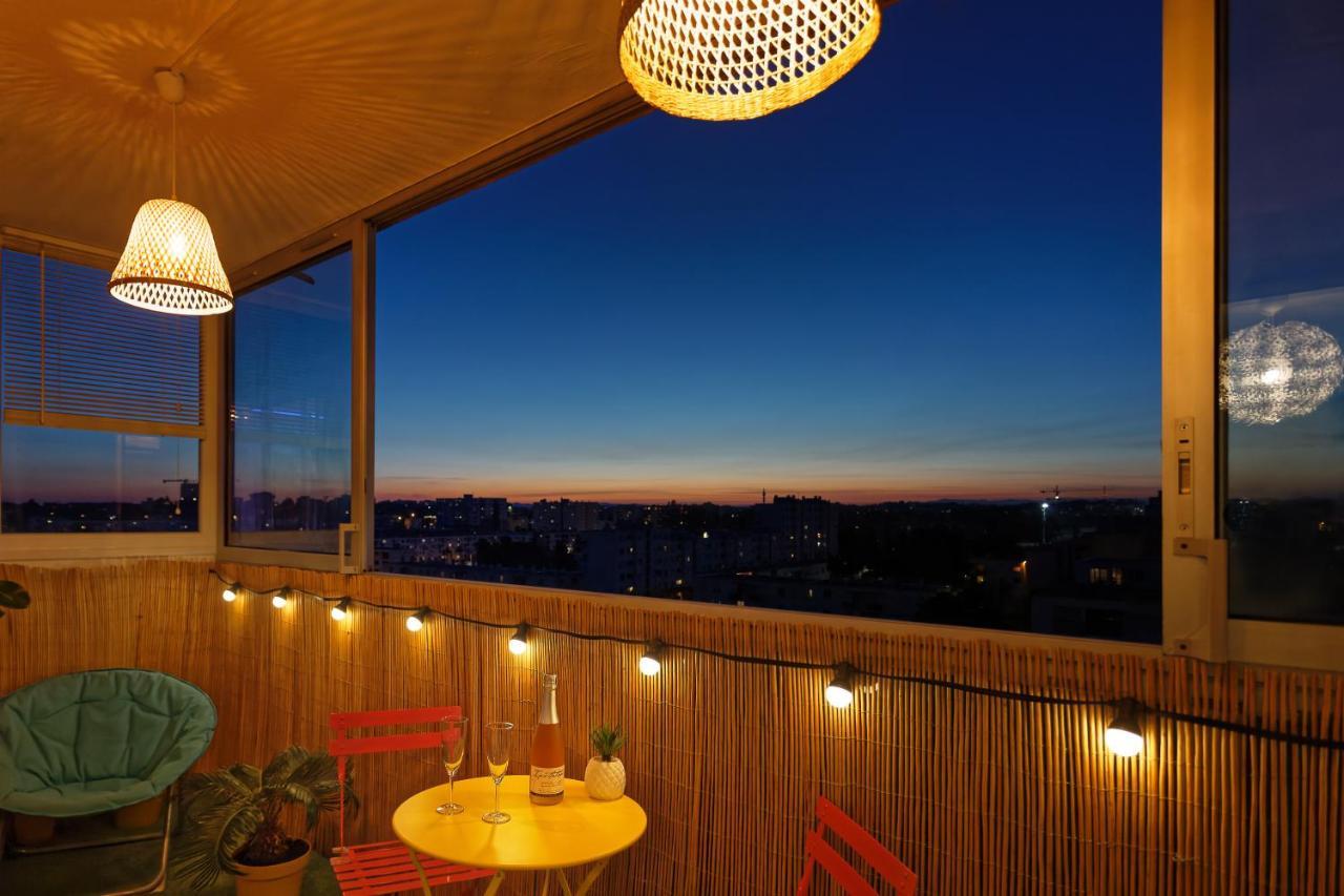 Smile Home-Nid Panoramique Vue Wow ! Spadeco - Loungezen - Terrasse Ensoleillee - Arrivee Autonome - Netflix - Emplacement Ideal - Lumineux - Renove A Neuf - Wifi Fibre - มงต์เปอลิเยร์ ภายนอก รูปภาพ