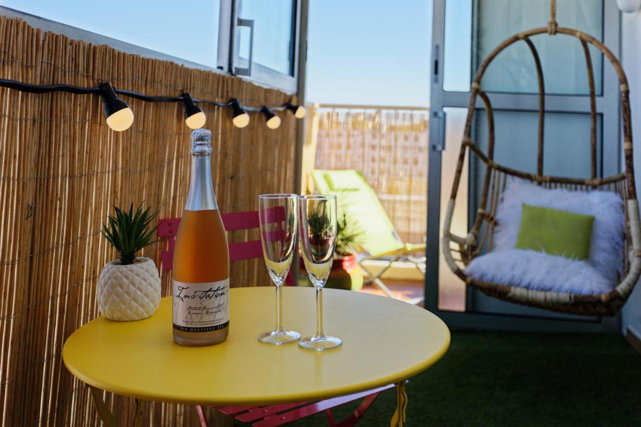 Smile Home-Nid Panoramique Vue Wow ! Spadeco - Loungezen - Terrasse Ensoleillee - Arrivee Autonome - Netflix - Emplacement Ideal - Lumineux - Renove A Neuf - Wifi Fibre - มงต์เปอลิเยร์ ภายนอก รูปภาพ